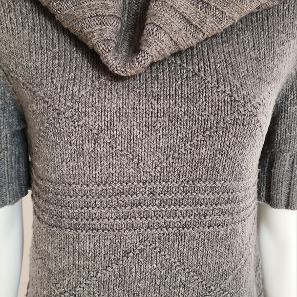 American Eagle Grey Cowl Neck Sweater - Picture 13 of 15